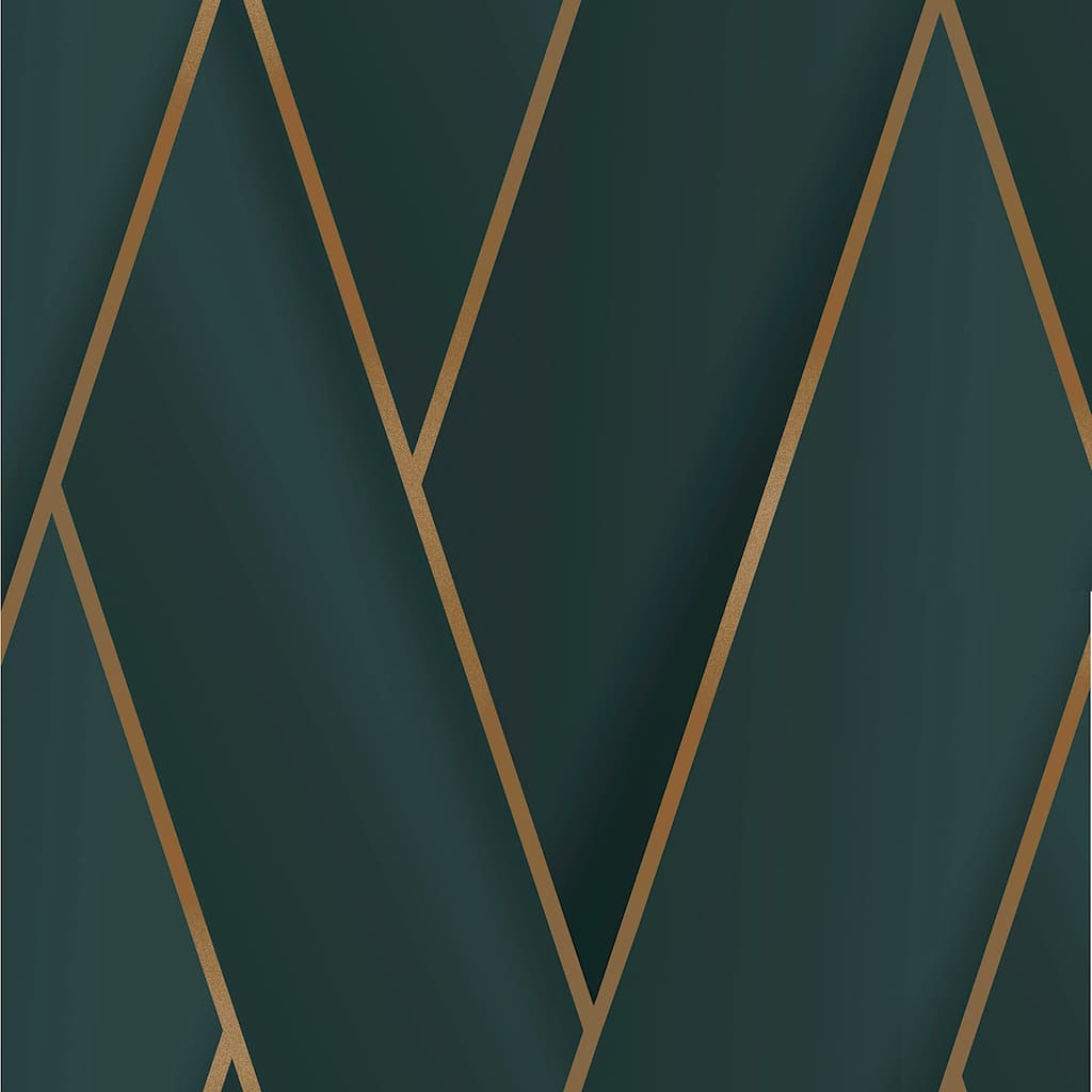 Advantage Manfred Teal Modern Herringbone Wallpaper