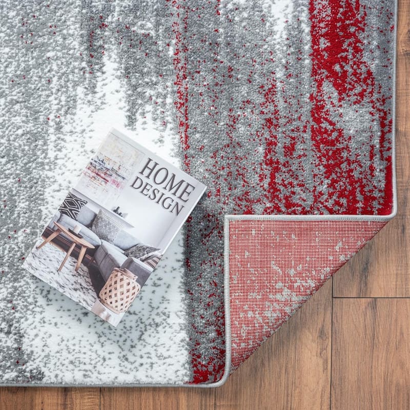 Luxe Weavers Modern Abstract Stain Resistant Area Rug