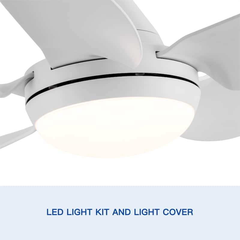 30" 3 Speed Intergrated LED Ceiling Fan Lighting with ABS Blade