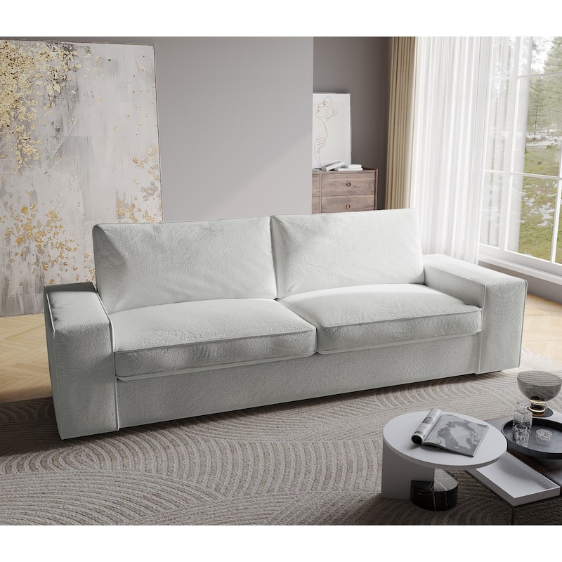 80" Modern Loveseat Couch 3 Seater Sofa