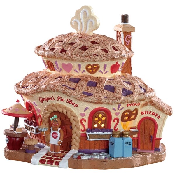 Shop Lemax 85437 Ginger S Pie Shop Tabletop Christmas Decoration