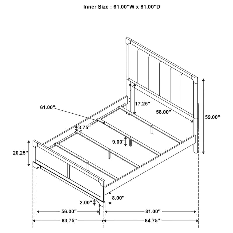 Gran Park Bedroom Set Dark Cocoa