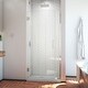 preview thumbnail 1 of 26, DreamLine Unidoor Plus 33-33 1/2 in. W x 72 in. H Frameless Hinged Shower Door - 33" - 33.5" W