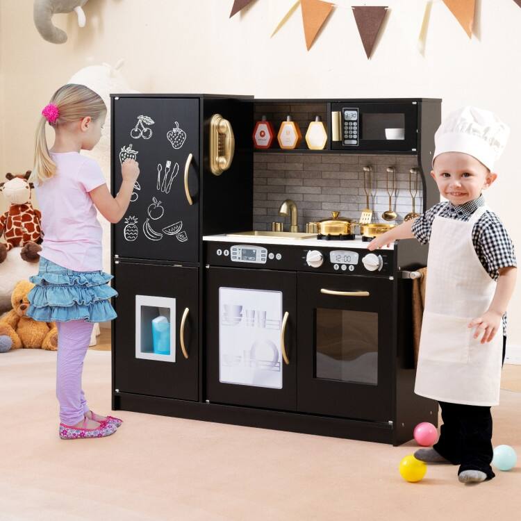 Toddler Pretend Play Kitchen for Boys and Girls 3-6 Years Old