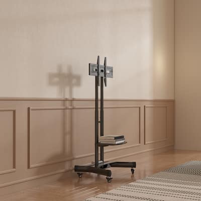 Universal Swivel TV Stand for 32-80 inch TVs, Height Adjustable Table Top TV Stand Mount with Tilt, Max VESA 600x400mm