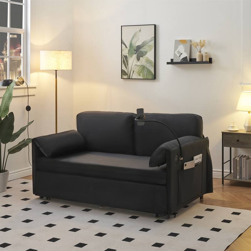 63-inch Large Folding Sofa Bed