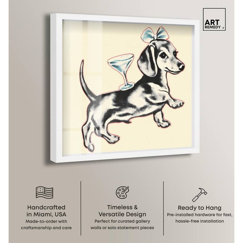 Martini Pup II Shadowbox by Art Remedy
