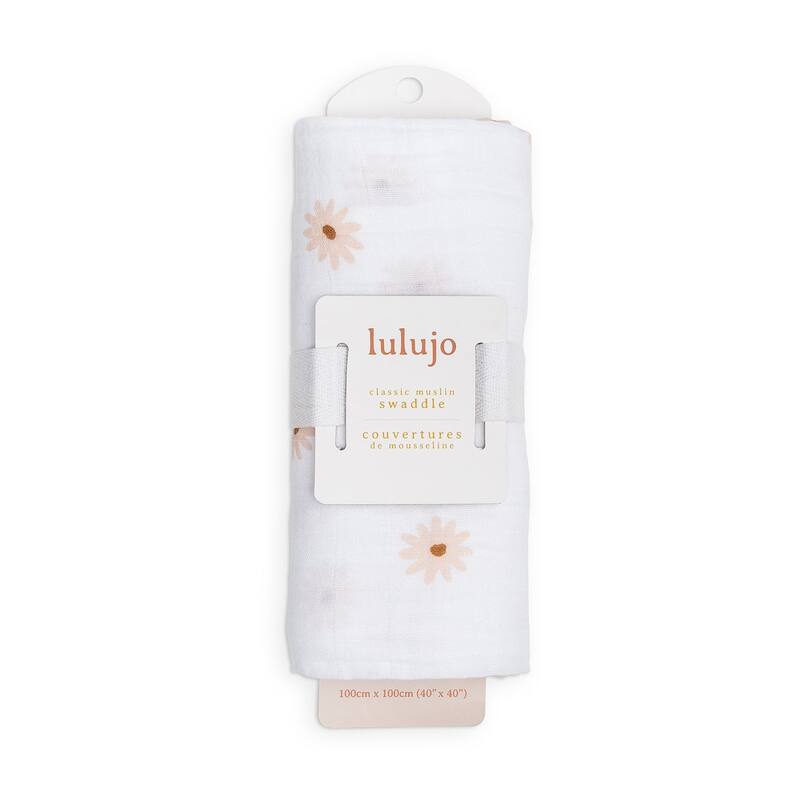 lulujo 1 PK Muslin Swaddle Blanket