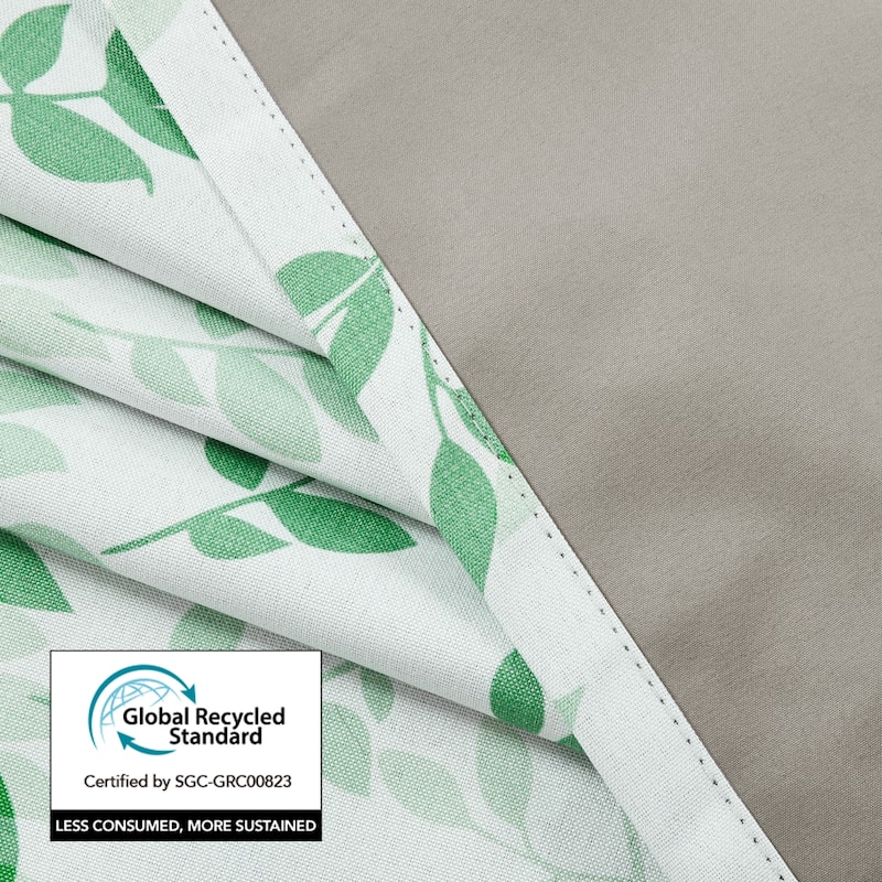Deconovo Recycled Pinch Pleat Blackout Curtains for Bedroom 2 Panels