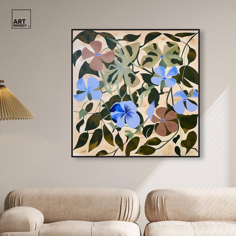 Rhythmic Blooms Canvas by Art Remedy