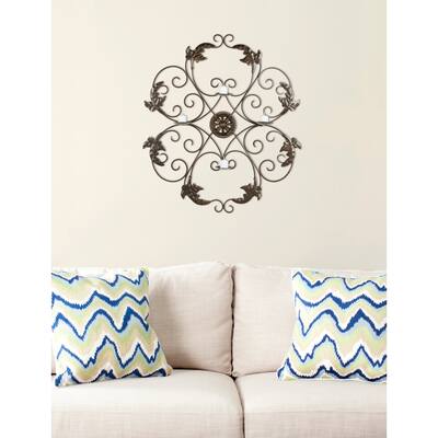 SAFAVIEH Lighting Rinske Ivy Candle Holder Wall Sconce - 28.3" x 3.9" x 32.3" - 28Wx4Dx32H