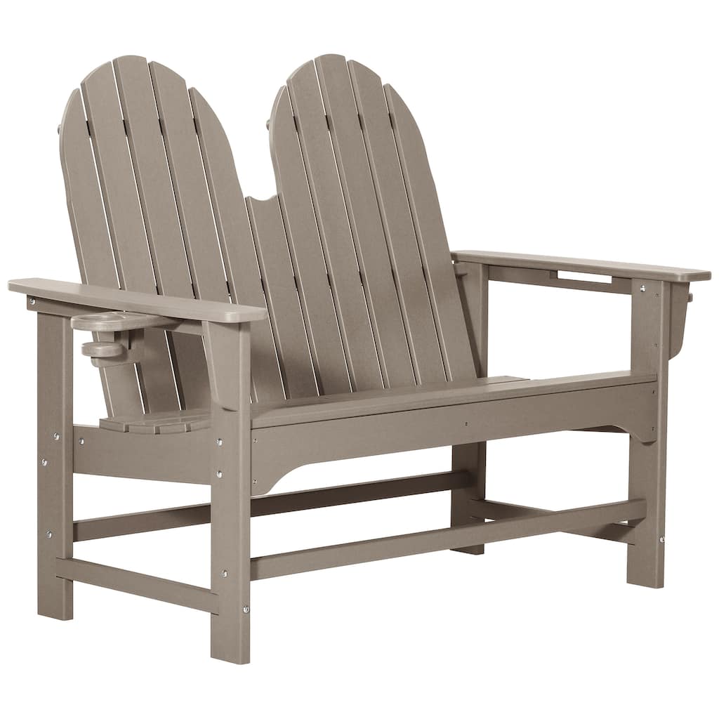 Hanniford Poly Adirondack 49 Inch Bench