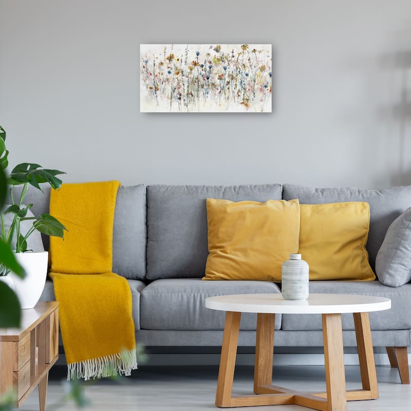 Watercolor Wildflowers By Studio Arts Canvas Art Print