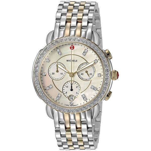 Michele Chrono Diamond Watch - One Size - Overstock 33032546
