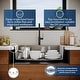 preview thumbnail 56 of 61, Karran Top Mount 33 in. Large Single Bowl Quartz Kitchen Sink