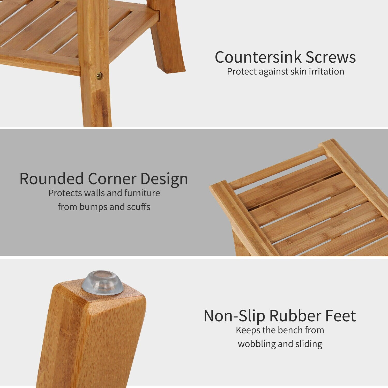 Teak bench for shower costco deals
