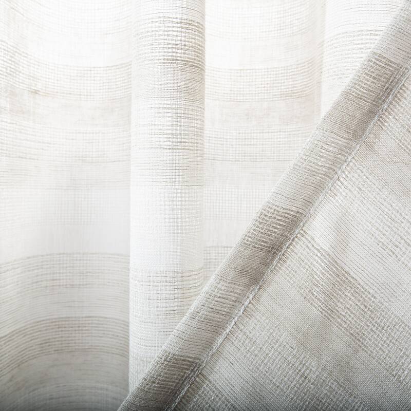 SAFAVIEH Nidelea Semi-Sheer Window Curtain Panel