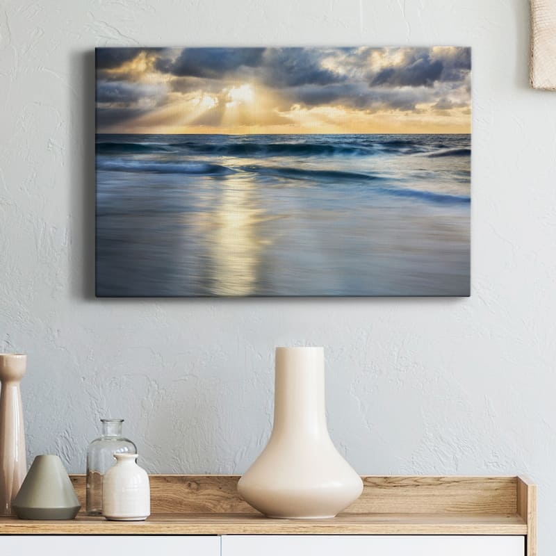 Cloudscape Shore Premium Gallery Wrapped Canvas - Ready to Hang