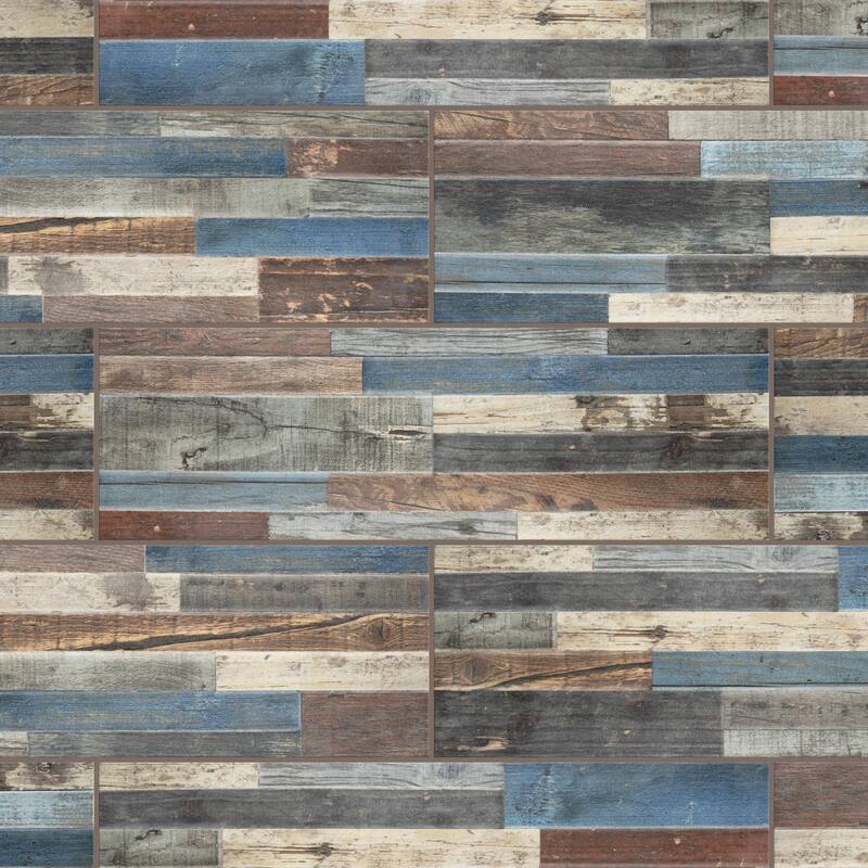 Merola Tile Coleur Tikal Mix 6-1/2" x 20-3/8" Ceramic Wall Tile