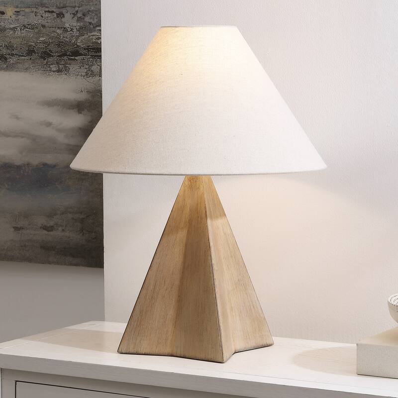 SAFAVIEH Renzo 22-inch Resin Table Lamp (LED Bulb Included) - 17"W x 17"D x 22"H - Antique Gold
