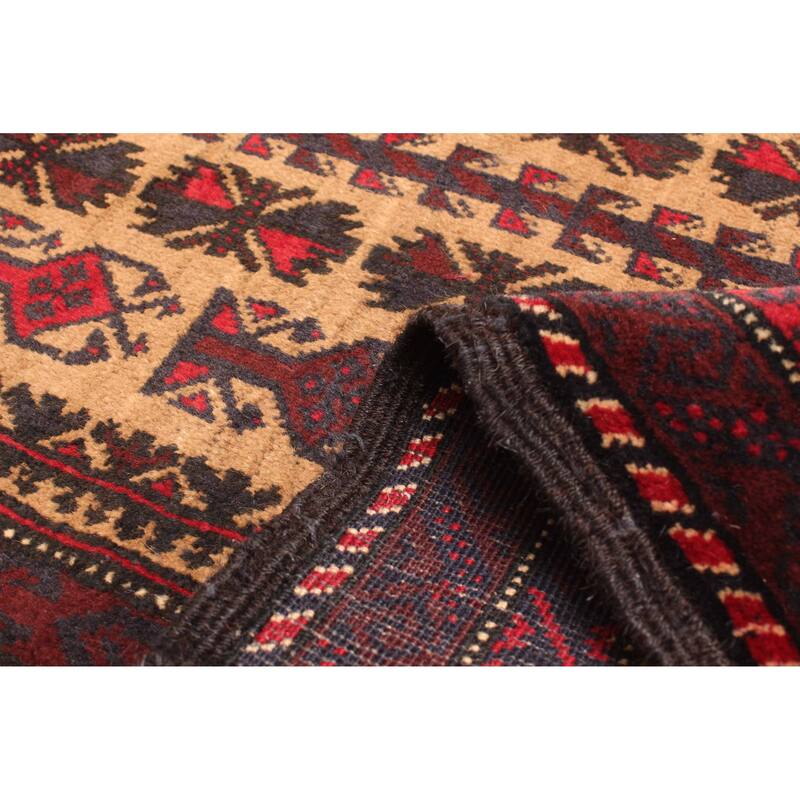 ECARPETGALLERY Hand-knotted Teimani Tan Wool Rug - 2'9 x 4'7