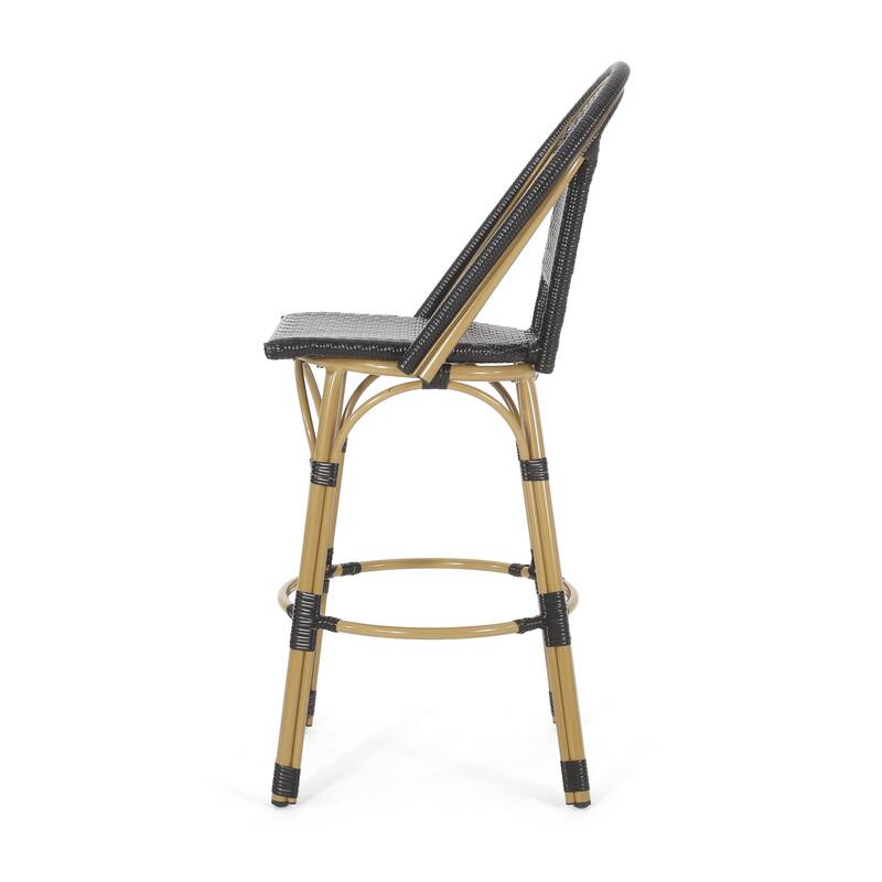 Wooden Upholstered Barstool