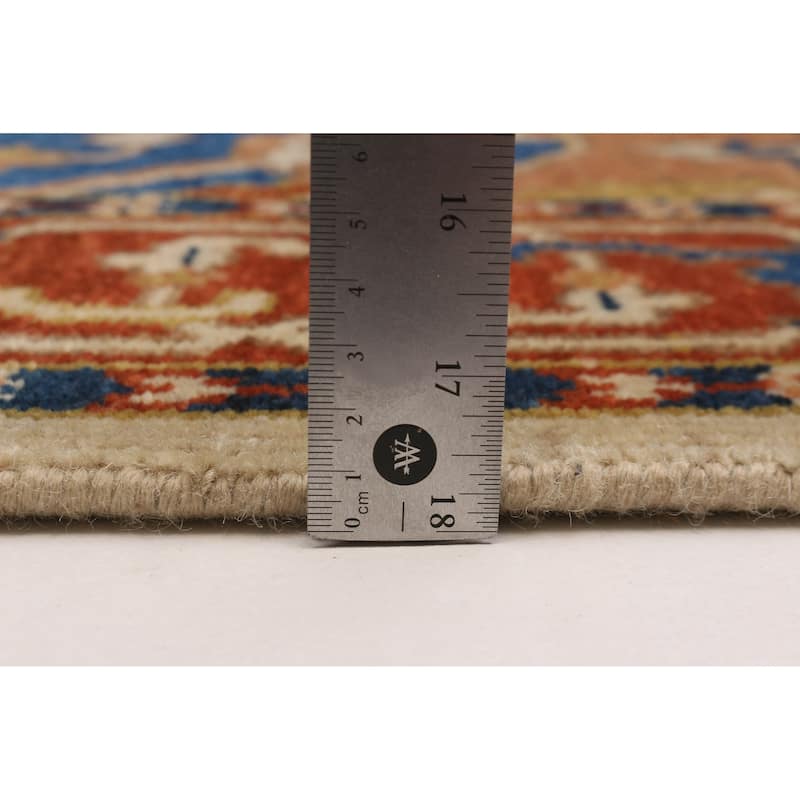 ECARPETGALLERY Hand-knotted Jules Sultane Ivory Wool Rug - 5'6 x 8'6