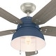 preview thumbnail 7 of 25, Hunter 52" Mill Valley Outdoor Ceiling Fan with LED Light Kit and Pull Chain - Farmhouse, Industrial, Rustic - DAMP RATED!