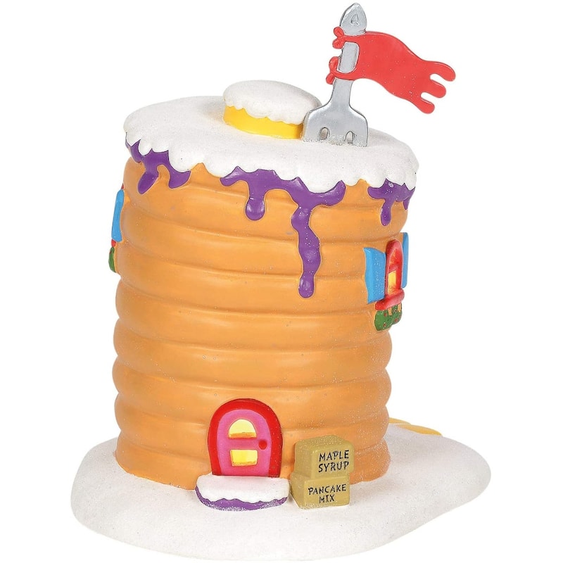 Dept 56 Dr Suess The Grinch Who-Ville Pancake House Lighted Christmas Building #6001205