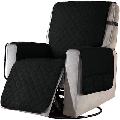 Subrtex Recliner Chair Reversible Washable Fitted Sofa Slip Cover - S