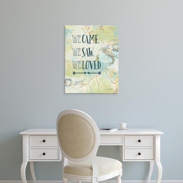 Easy Art Prints Katie Pertiet's 'Map Sentiments III' Premium Canvas Art