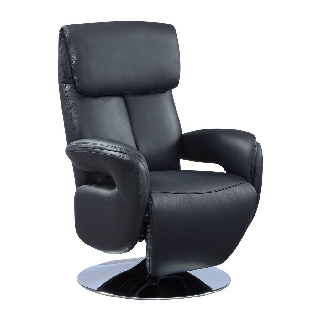 Singapore Modern Top Grain Leather Ergonomic 2-Motor Powered Recliner