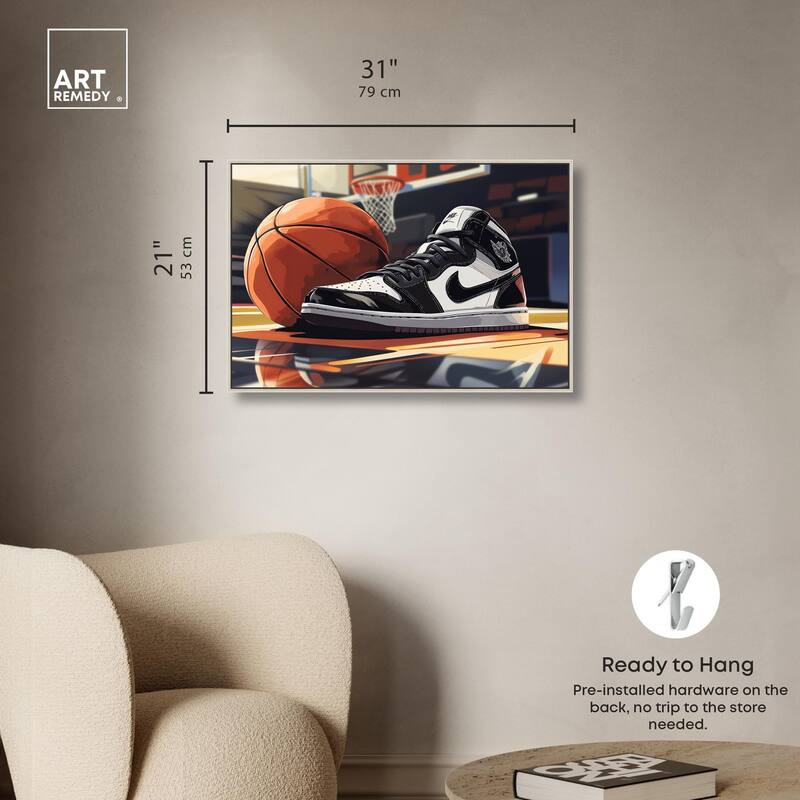 At the Court Canvas by Art Remedy