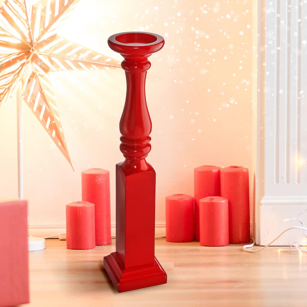 24.5" Mdf Wood Spindle Stand