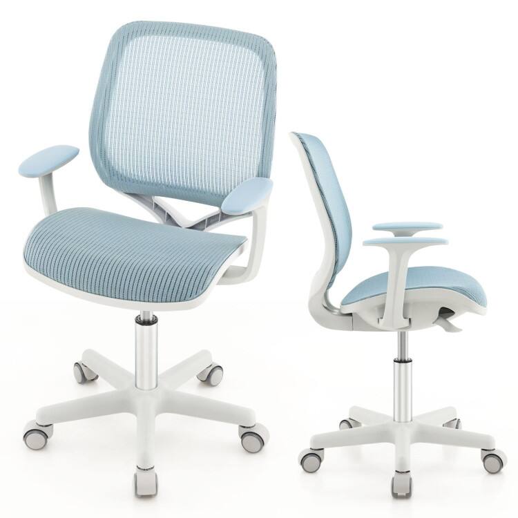 Swivel Mesh Children Computer Chair with Adjustable Height - 22.5" x 22.5" x 31.5"
