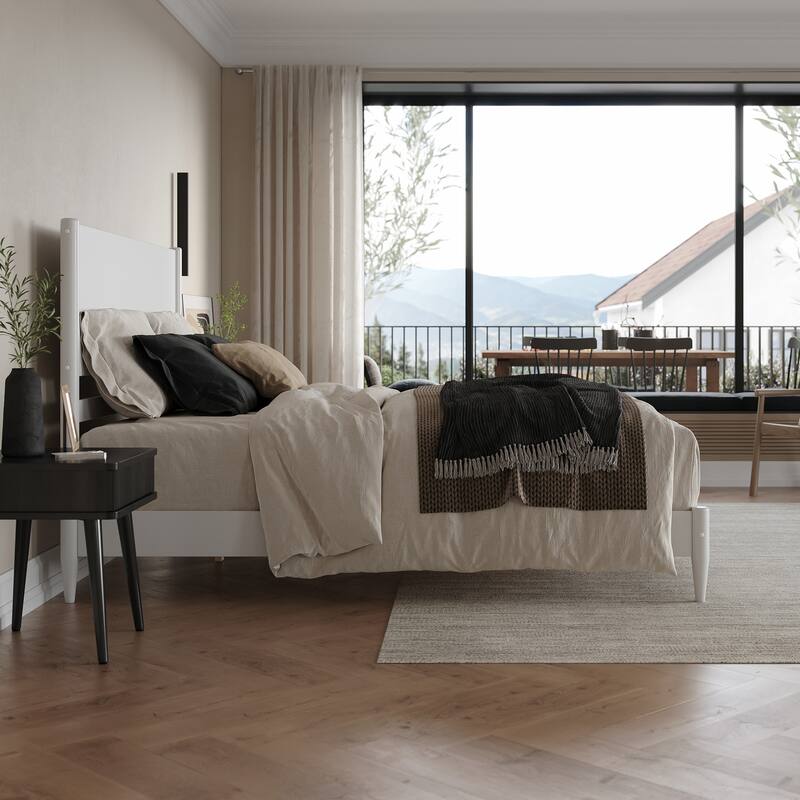 Pasadena Solid Wood Low Profile Platform Bed