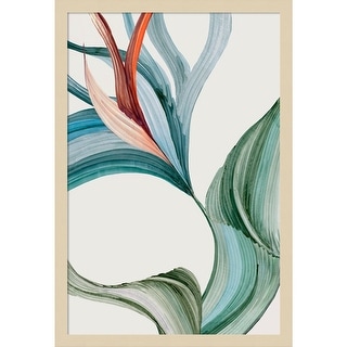 Amanti Art Dancing in Color by Alex Black Wood Framed Wall Art Print - Svelte Natural