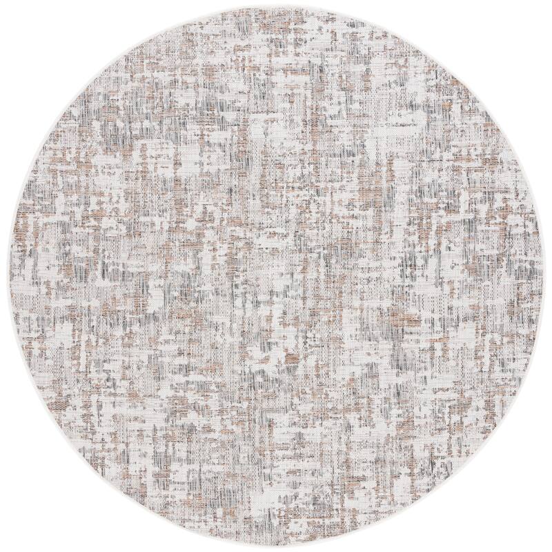 SAFAVIEH Courtyard Theo Casual Waterproof Patio Backyard Rug