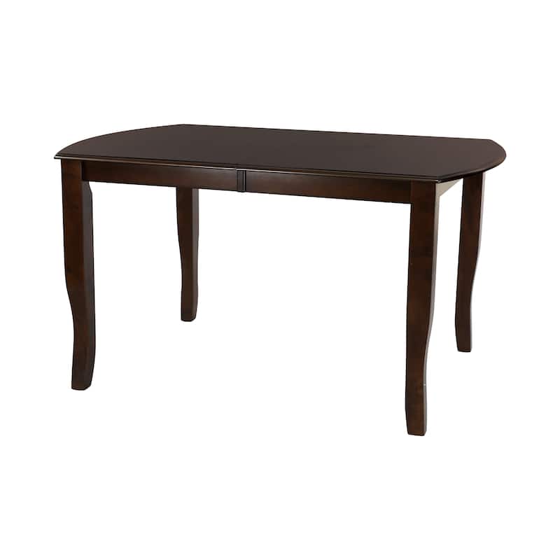 Simple Design 1pc Dining Table with Separate Extension Leaf