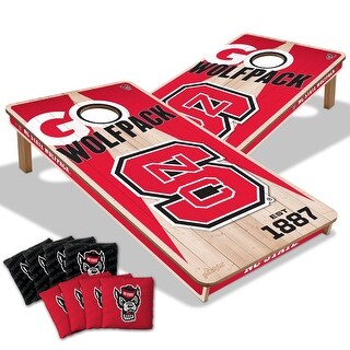 NC State Wolfpack NCAA 2x4 Cornhole Board Set