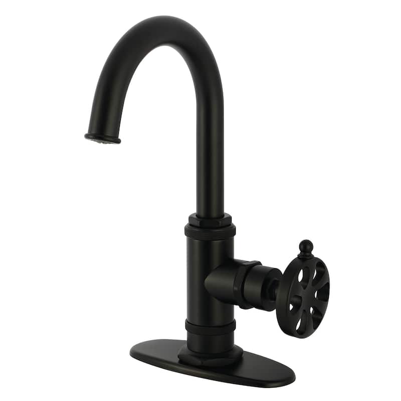 Kingston Brass KSD850.RX Belknap 1.8 GPM Single-Handle 1-Hole Deck - Matte Black