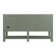 preview thumbnail 7 of 45, Breckenridge 60" Double Vanity, Smokey Celadon - 60D