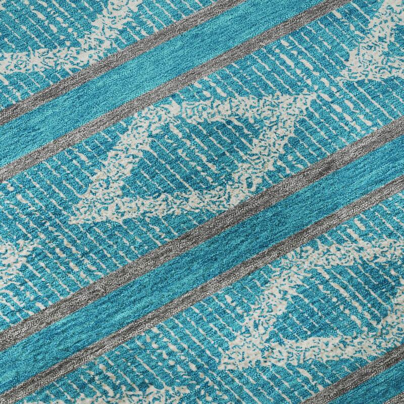 Premium Washable Super Soft Geo Diamonds Mayfield Rug