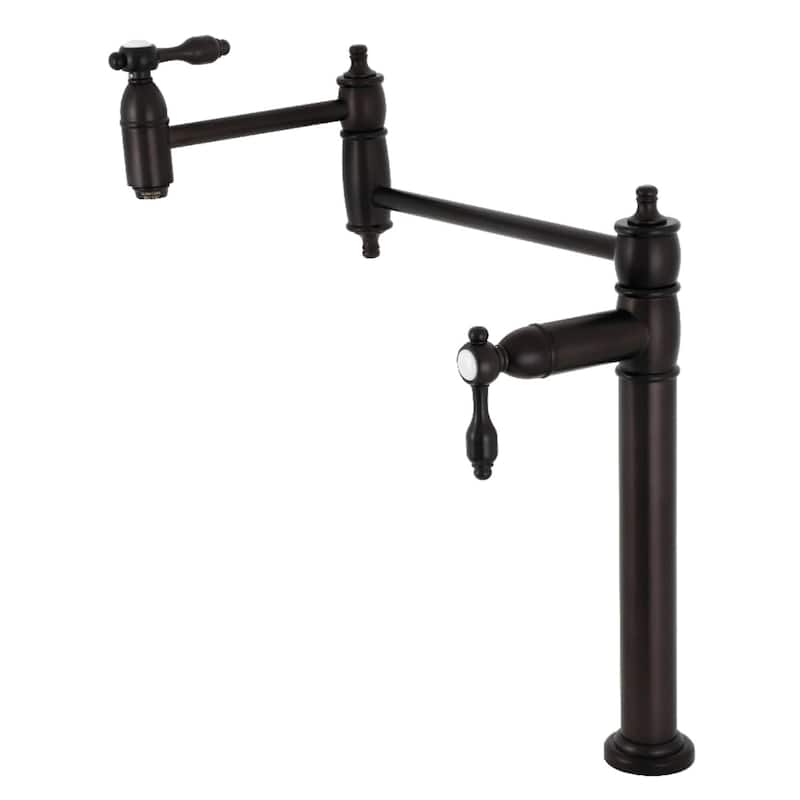 Kingston Brass KS370.TAL Tudor 3 GPM Single Hole Pot Filler with Lever