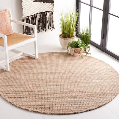 SAFAVIEH Handmade Natural Fiber Nediljka Jute & Wool Rug..