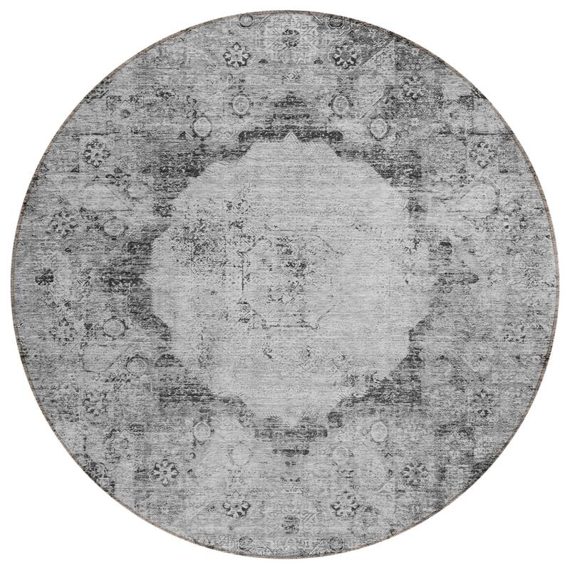 HomeRoots Oriental Traditional Rectangle Outdoor Rug