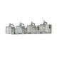 preview thumbnail 63 of 76, Modern 3/4/5-lights Crystal Bathroom Light Fixtures