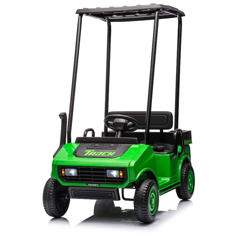 24V Kids Electric Ride-On Car W/ Parent Remote Control & Bluetooth Music - Green