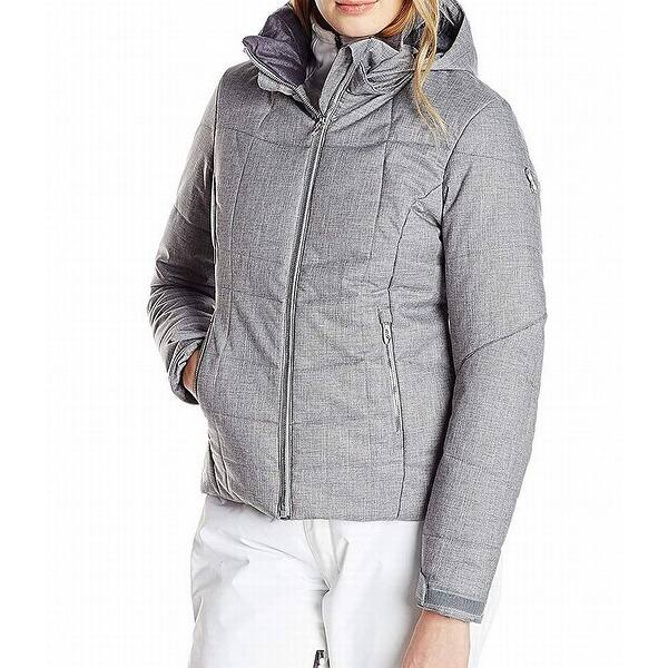 Shop Spyder Gray Womens Size 10 Hooded Alia Damen Insulated Jacket