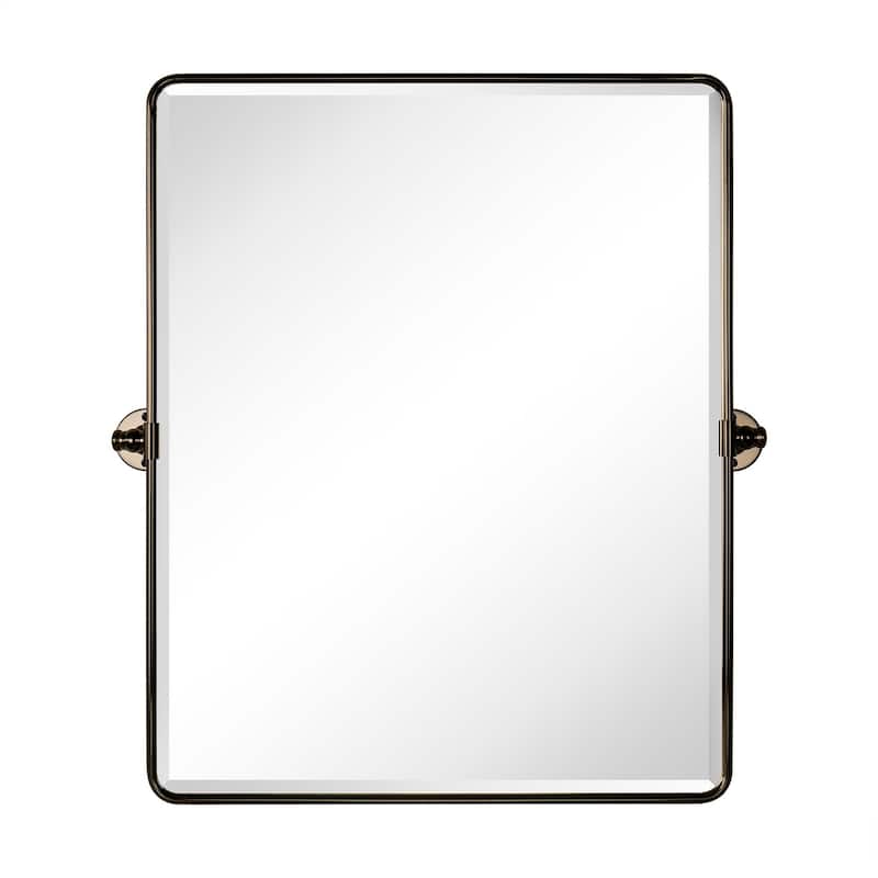 TEHOME Woodvale Rectangle Vertical Metal Wall Mirrors